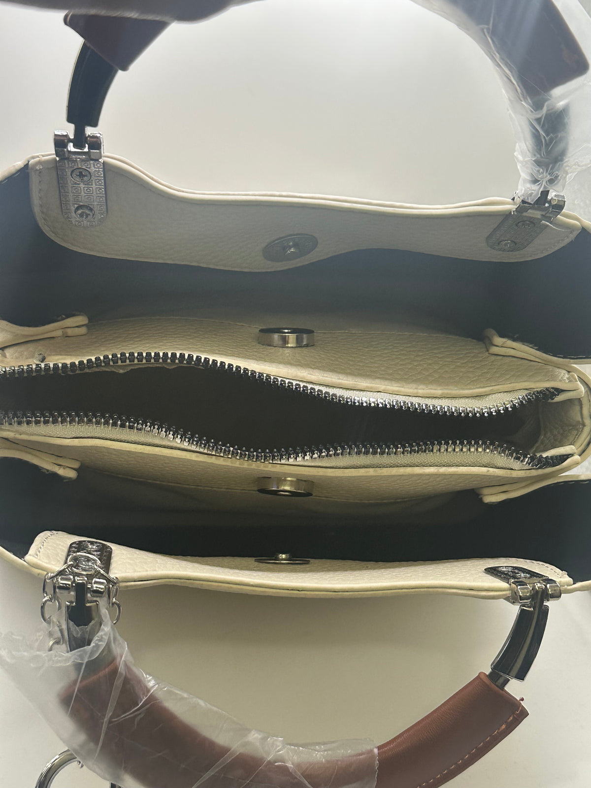 Aimily Creme Handbag