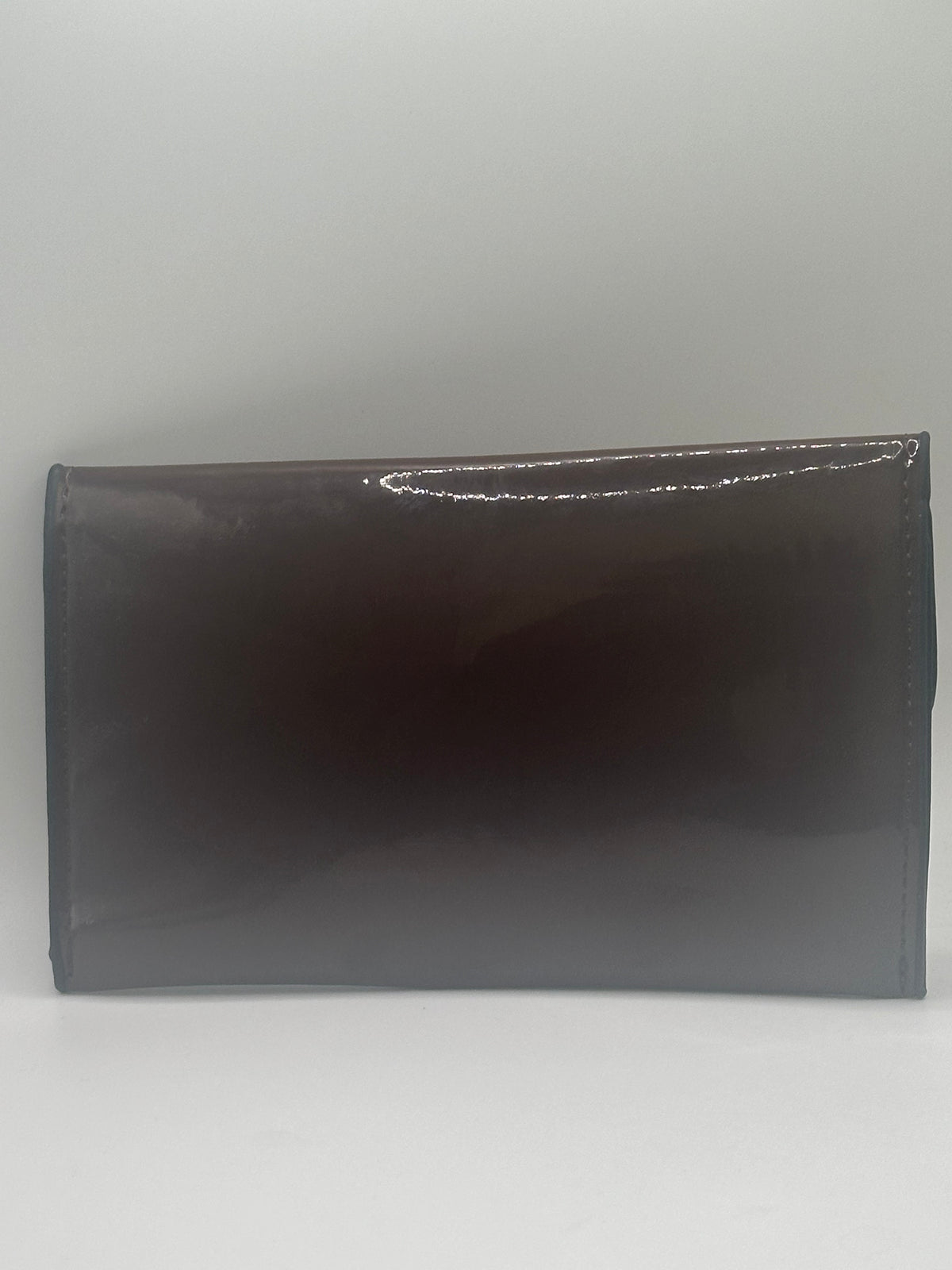 Fematoz Glossy Brown Croc-like Handbag