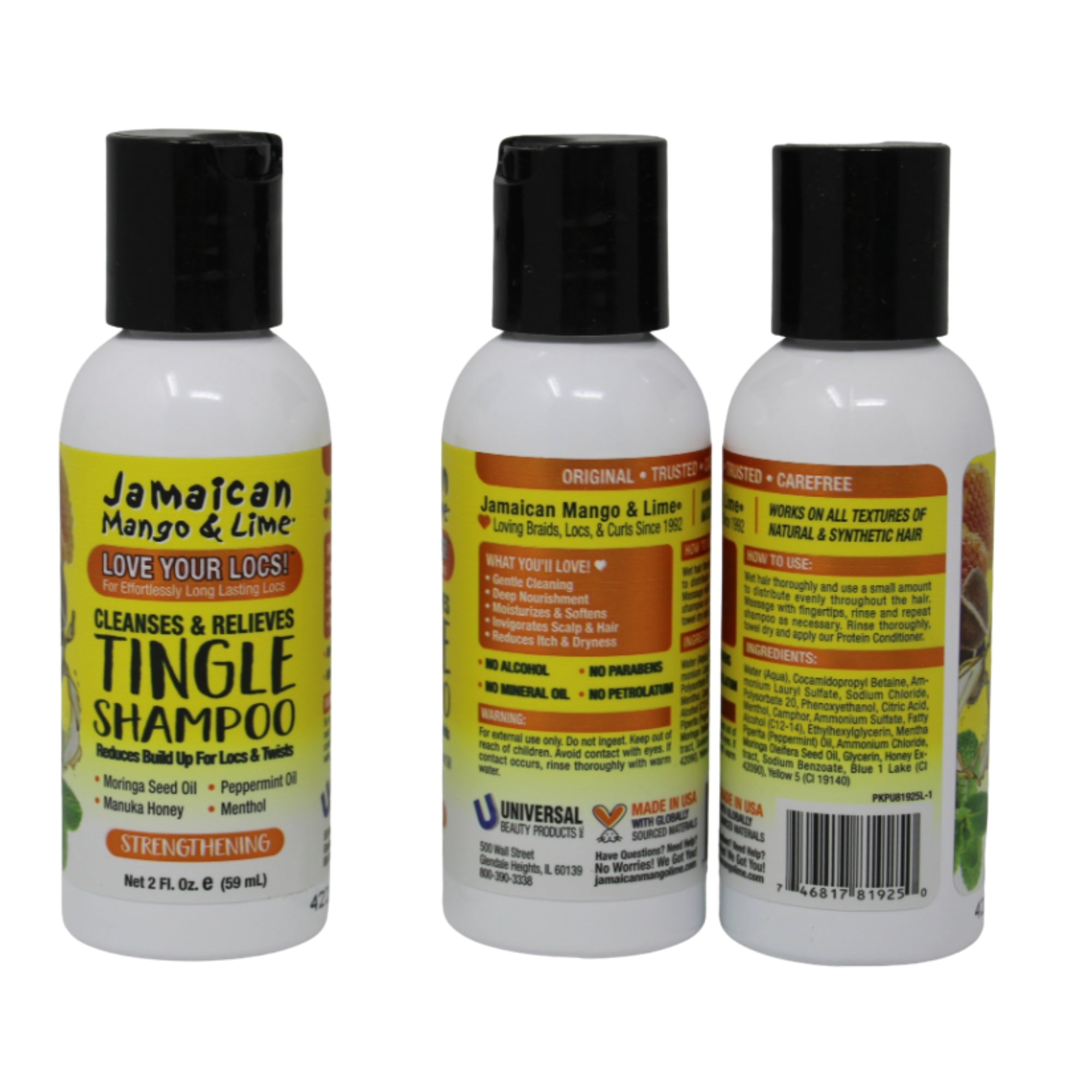 Jamaica Mango & Lime Tingle Shimp | Beauty Supply