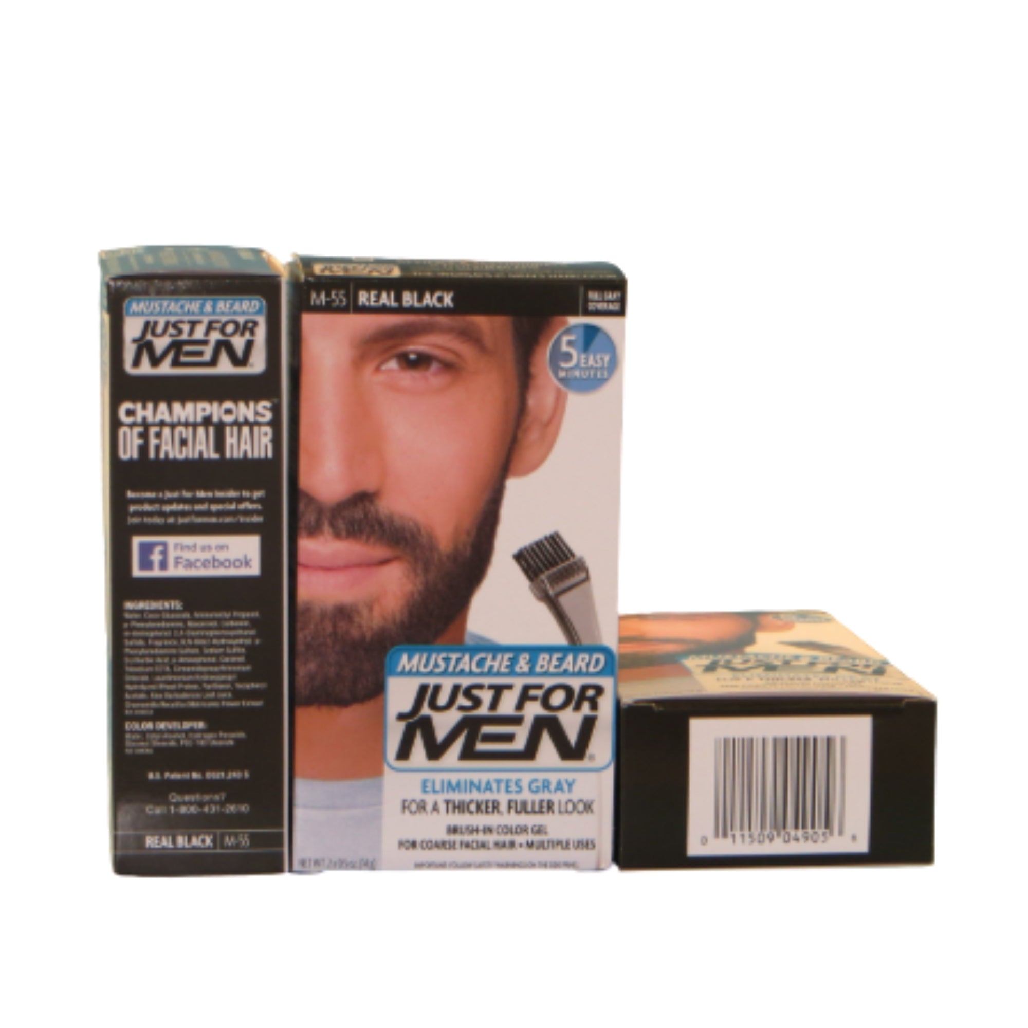 Just For Men Mustache & Beard Real Black | Beauty Supply
