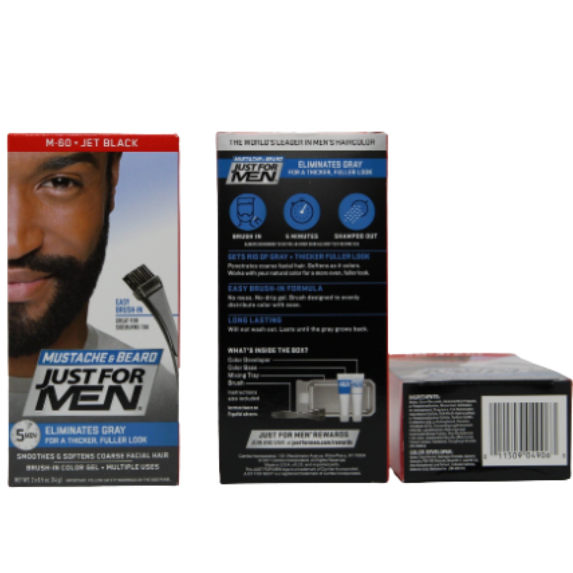 Just For Men Mustache & Beard- Jet Black | Beauty Supply