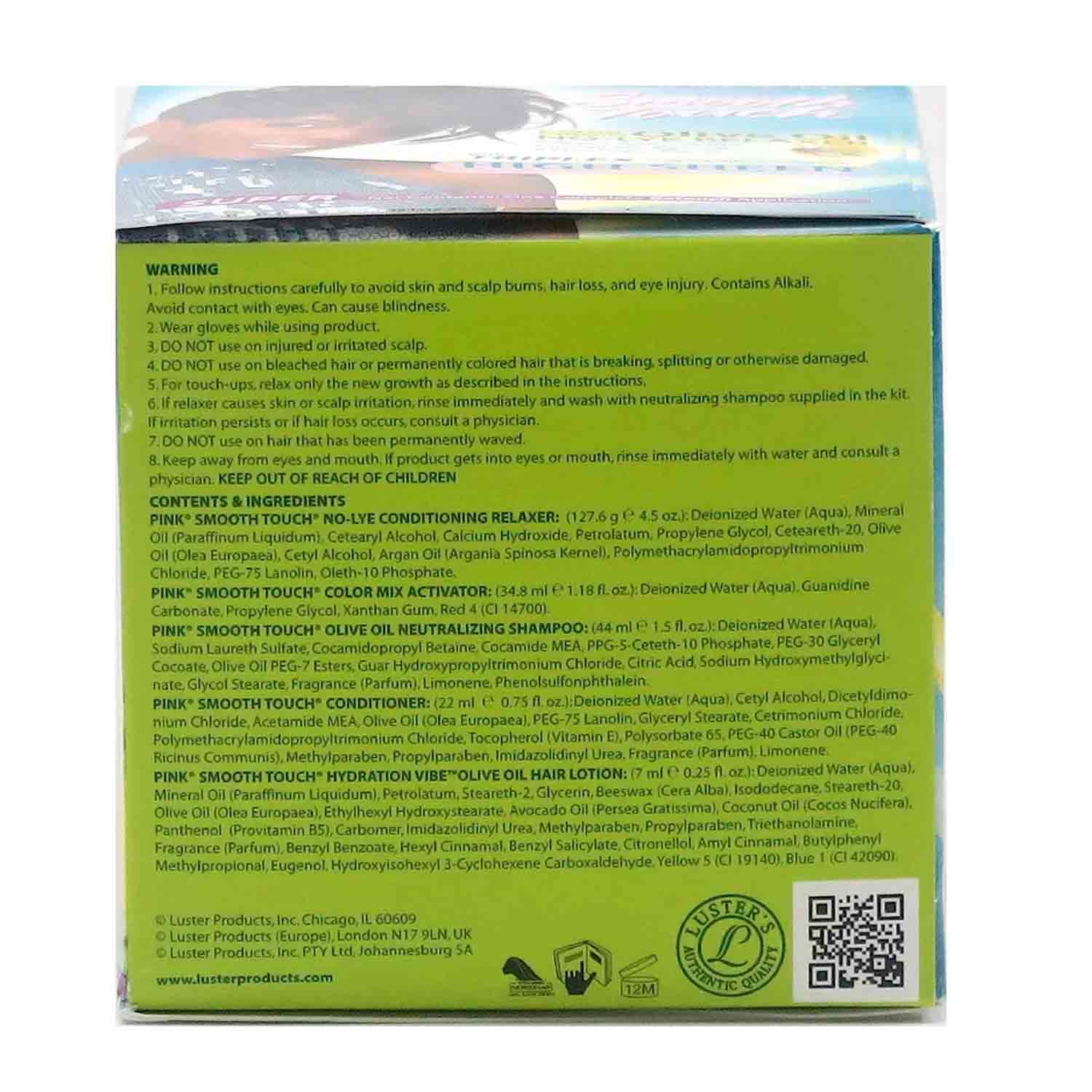 LUSTERS SMOOTH TOUCH NO LYE RELAXER