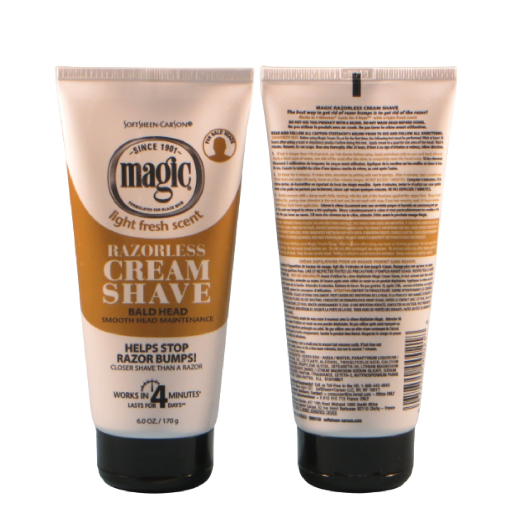 Magic Razorless Shave Cream Smooth Bald | Beauty Supply