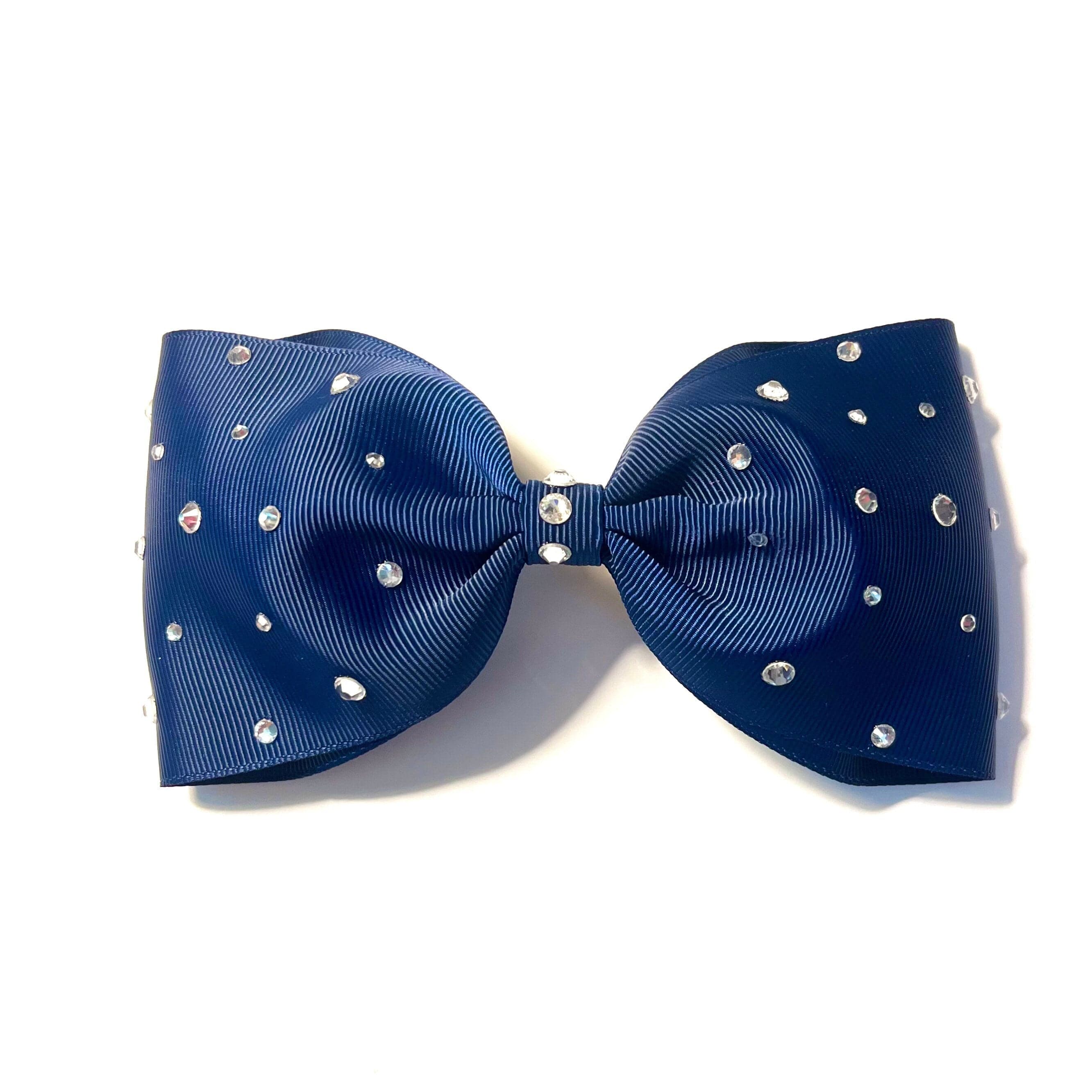 ASSORTED COLORS STUDDED HAIR BOW