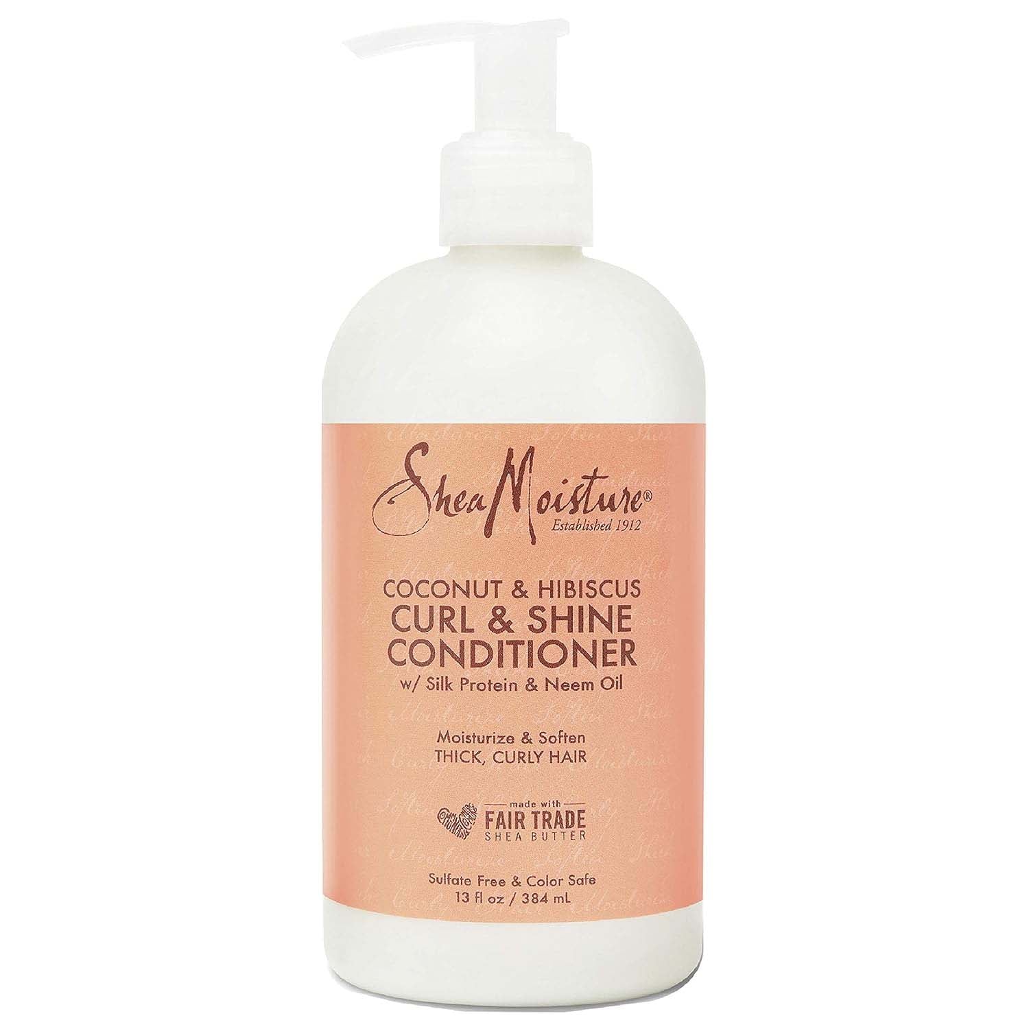 Shea Moisture Coconut & Hibiscus Curl & Shine Conditioner 13fl.oz.