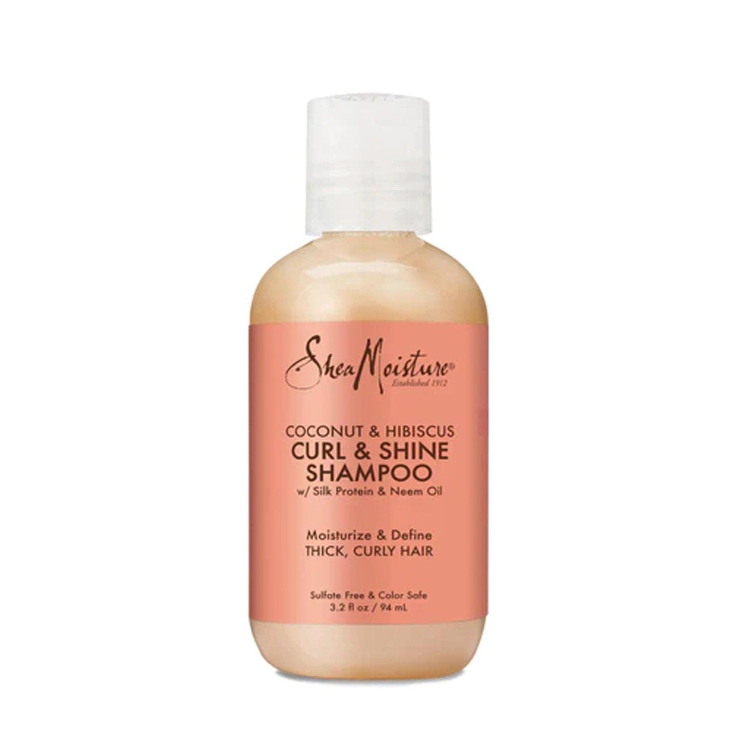 Shea Moisture Coconut & Hibiscus Curl & Shine Shampoo 13fl.oz.