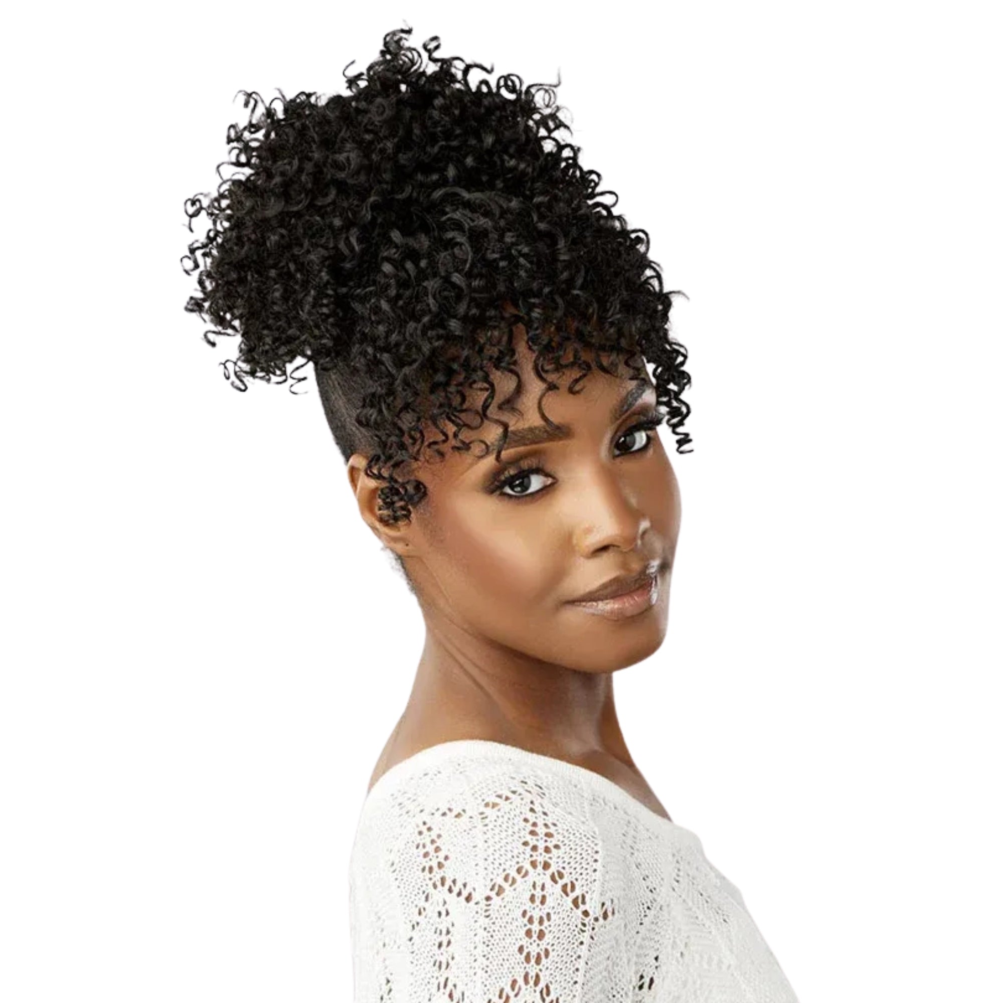 Springy Curly HD Updo Unit – 8"