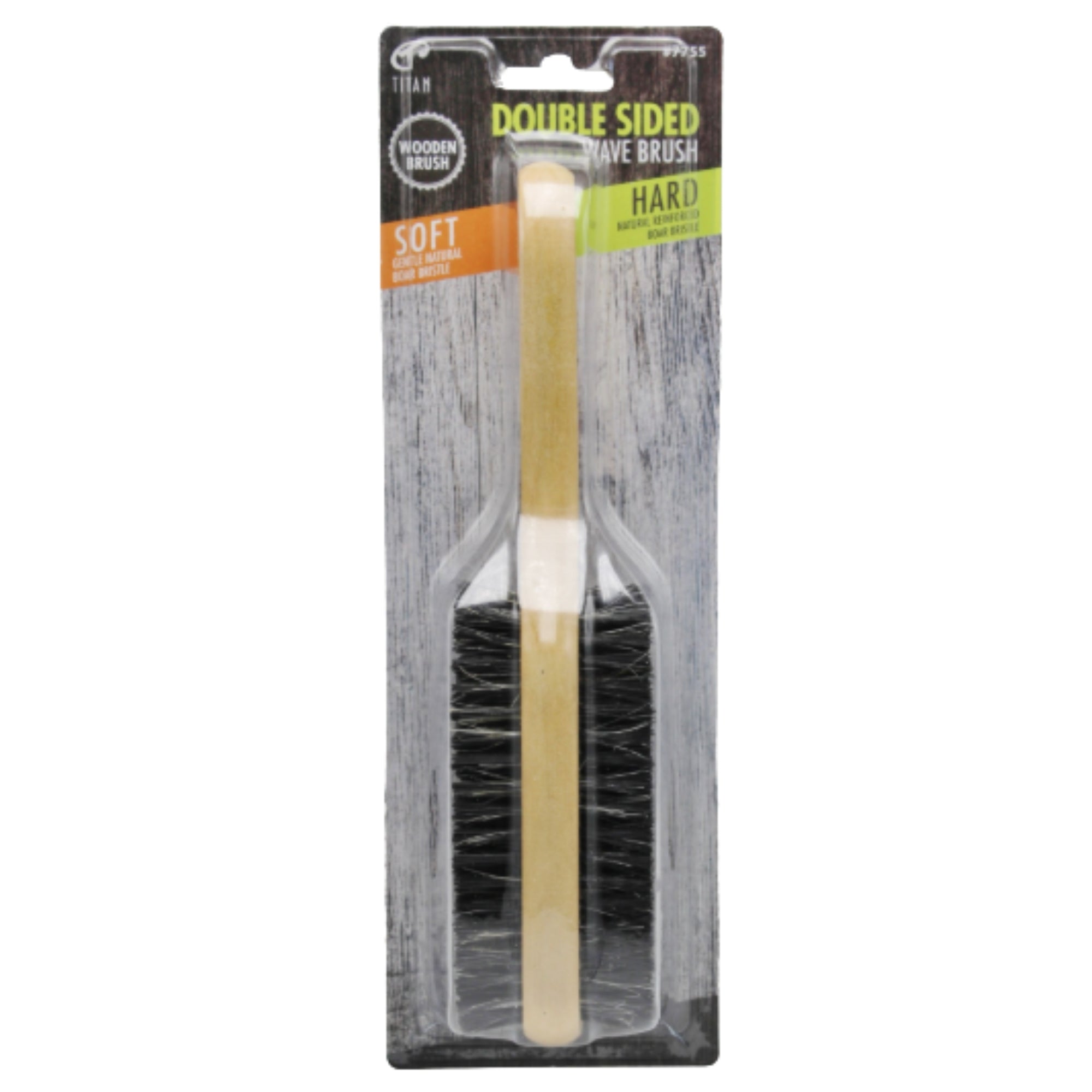 Titan Two Way Wooden Wave Brush | Beauty Supply