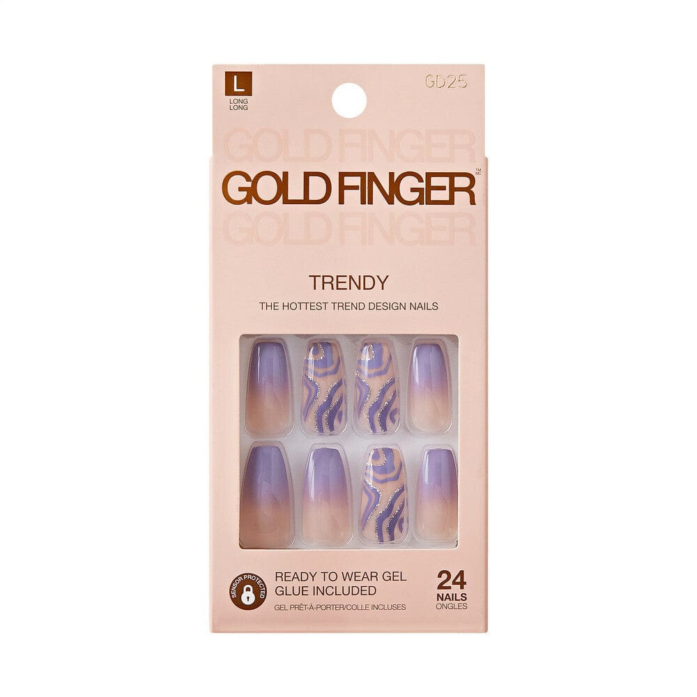GOLDFINGER TRENDY NAILS- TRENDING GD25