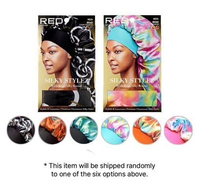 RED BY KISS SILKY STYLEZ WIDE EDGE SILKY BONNET