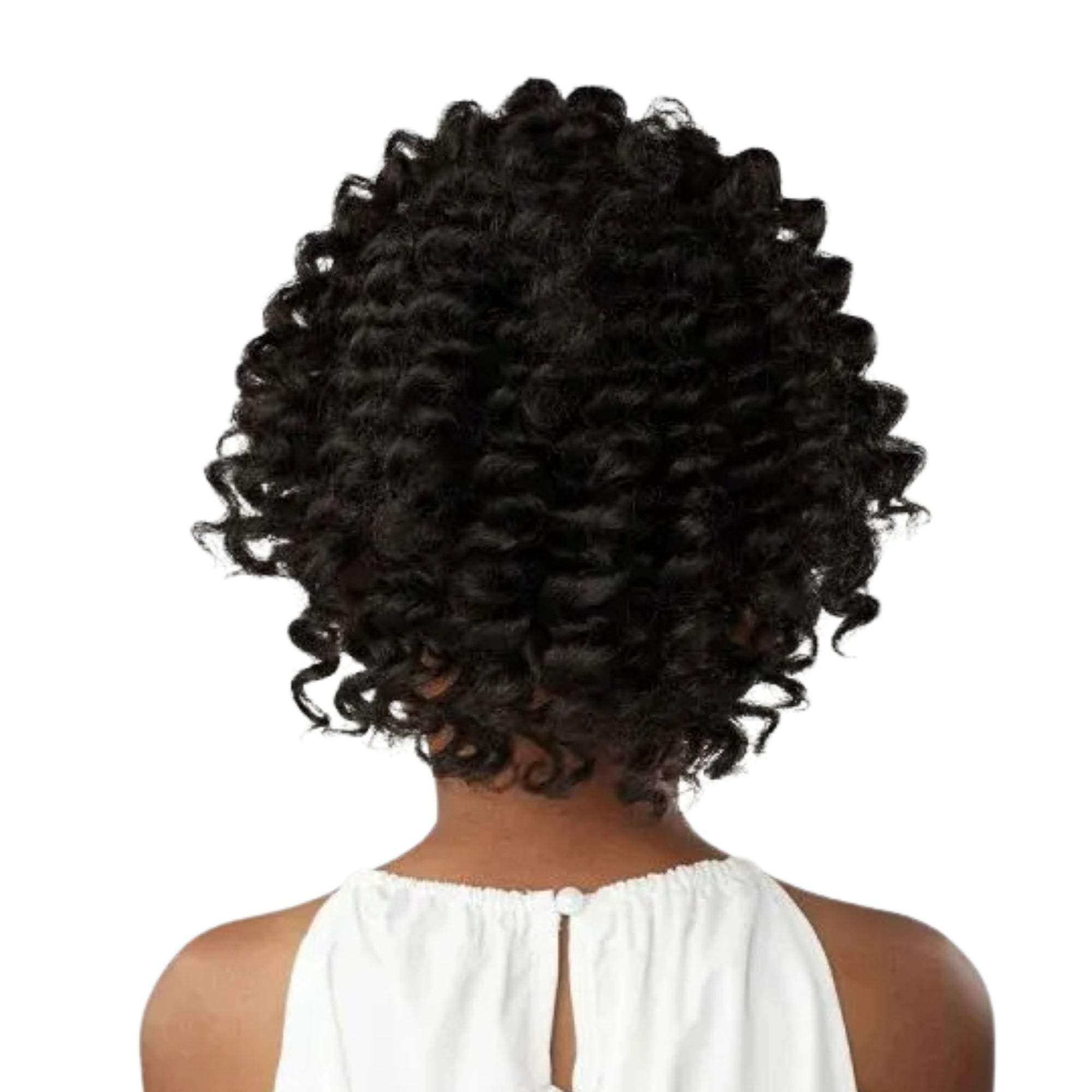 Twisted Strands Curly Tops Kids Drawstring Ponytail – 4"