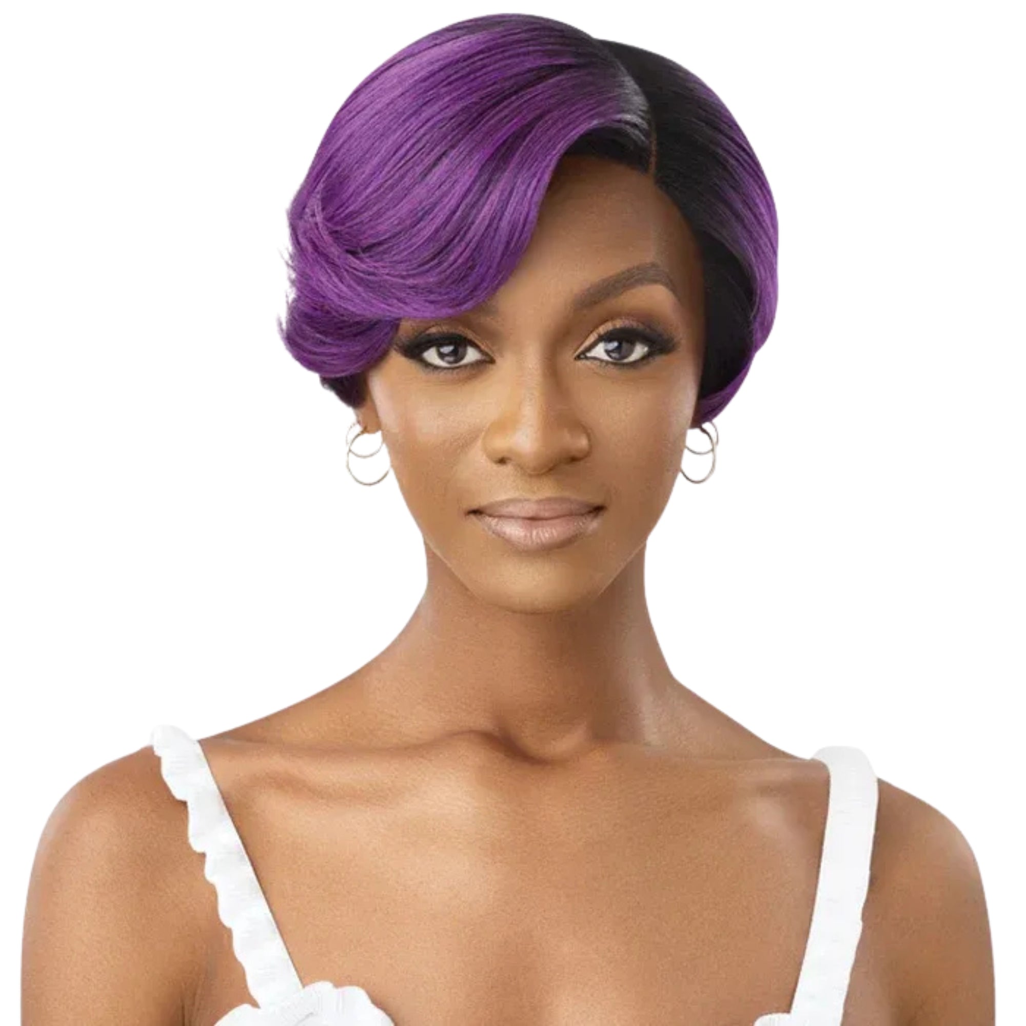 Wavy Yaki Pixie Lace Front Wig – 6"