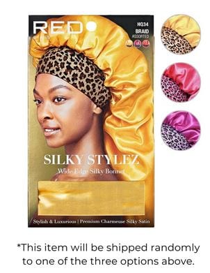 RED BY KISS SILKY STYLEZ WIDE EDGE SILKY BONNET
