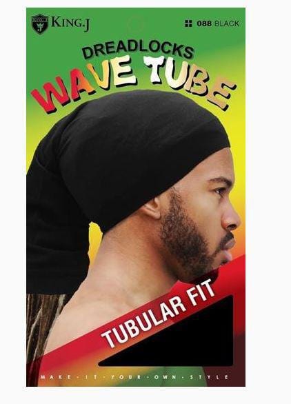 KING J DREADLOCKS WAVE TUBE TUBULAR FIT #088 BLACK