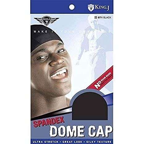 KING J SPANDEX DOME CAP #071 BLK