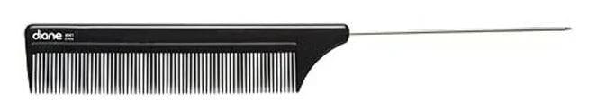DIANE 8" PIN TAIL COMB BLACK #D41