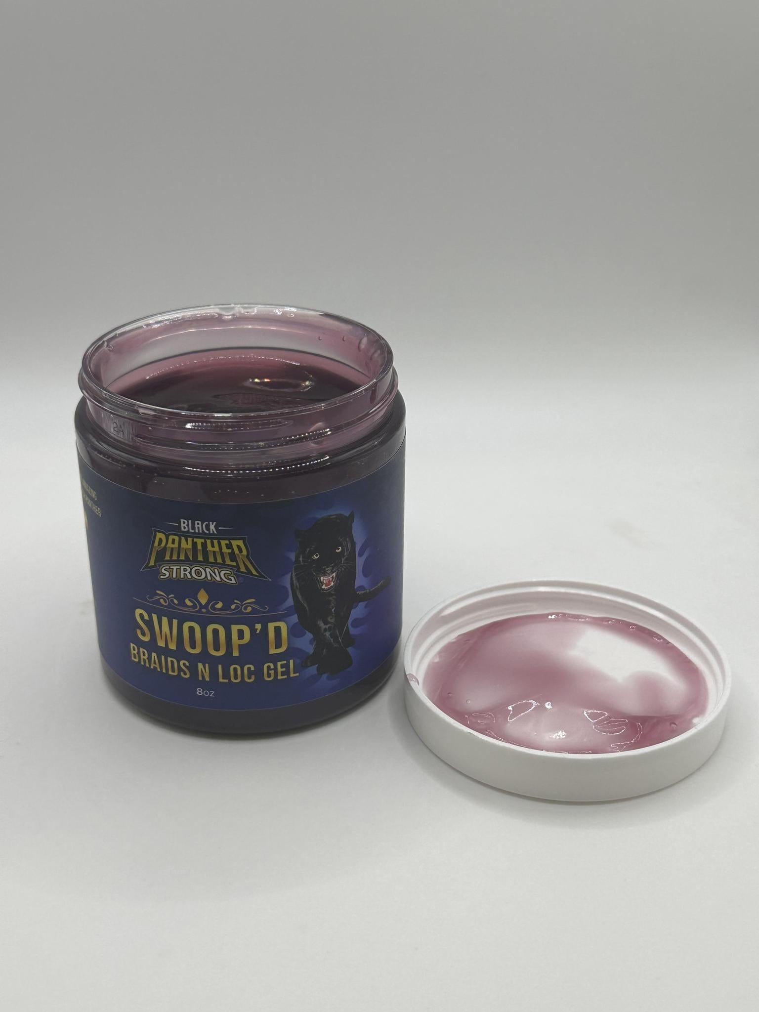 BLACK PANTHER STRONG SWOOP'D BRAIDS N LOC GEL 8oz.