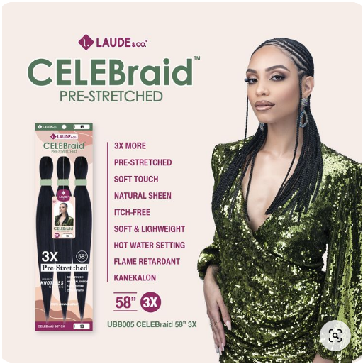 CELEBraid Pre-Stretched Braid- 58 inch