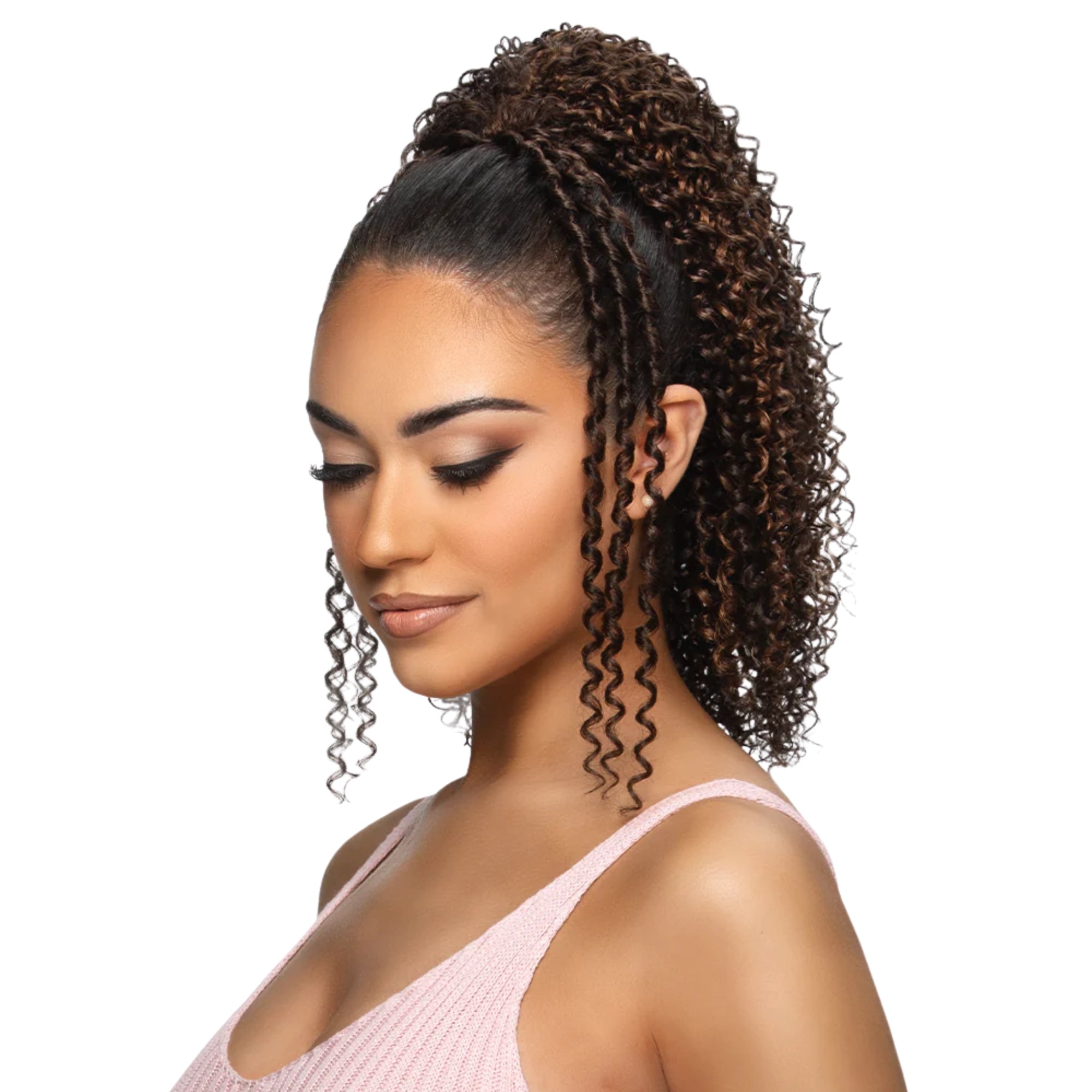 Cork Screw Curl Ponytail – 14": PB-CORI