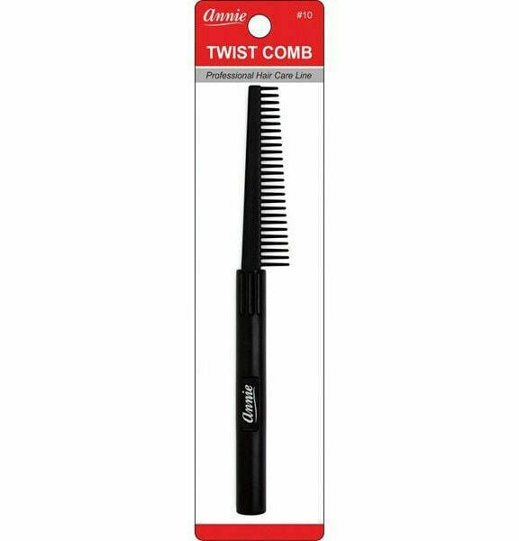 ANNIE TWIST COMB BLK #10