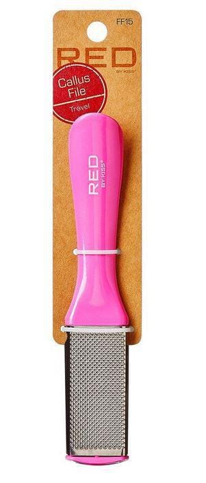 RED BY KISS CALLUS FILE TRAVEL PINK FF15