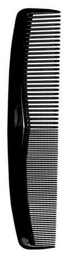 Dressing Comb 9" Black