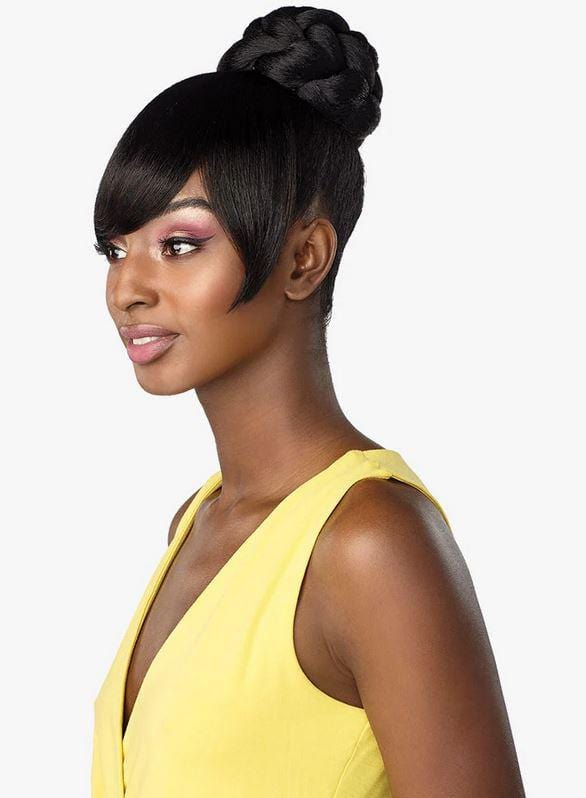 SENSATIONNEL INSTANT BUN WITH BANGS #GIA
