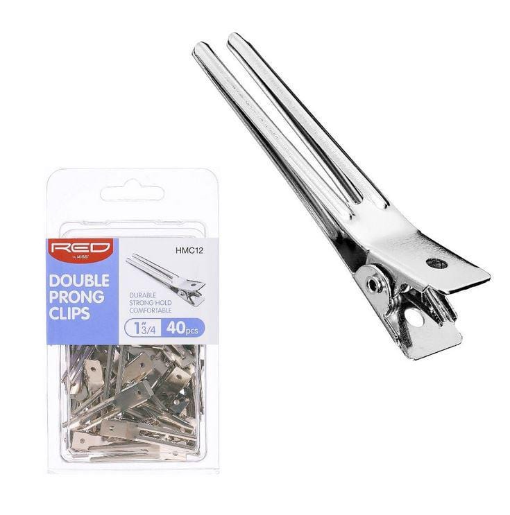RED BY KISS 1-3/4" DOUBLE PRONG CLIPS HMC12