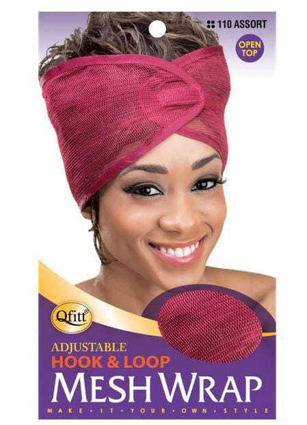QFITT ADJUSTABLE HOOK & LOOP MESH WRAP #110 ASSORT