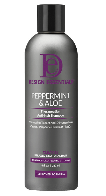 DESIGN ESSENTIALS PEPPERMINT & ALOE THERAPEUTICS ANTI-ITCH SHAMPOO 8 fl.oz.