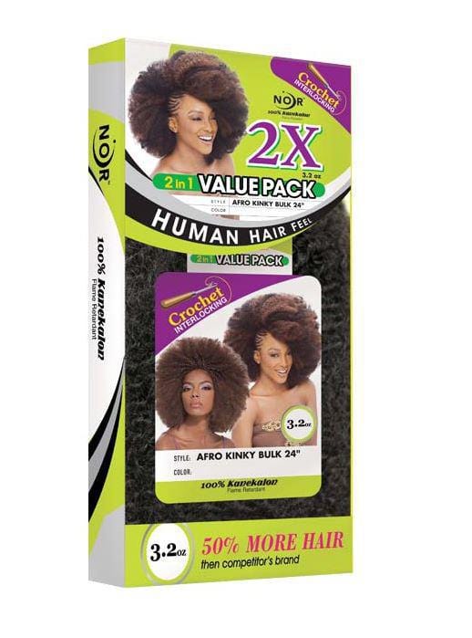 JANET COLLECTION 2X AFRO KINKY BULK 24"