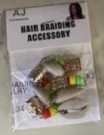 AJ CORNERSTONE HAIR BRAIDING ACCESSORY LOC JEWELRY
