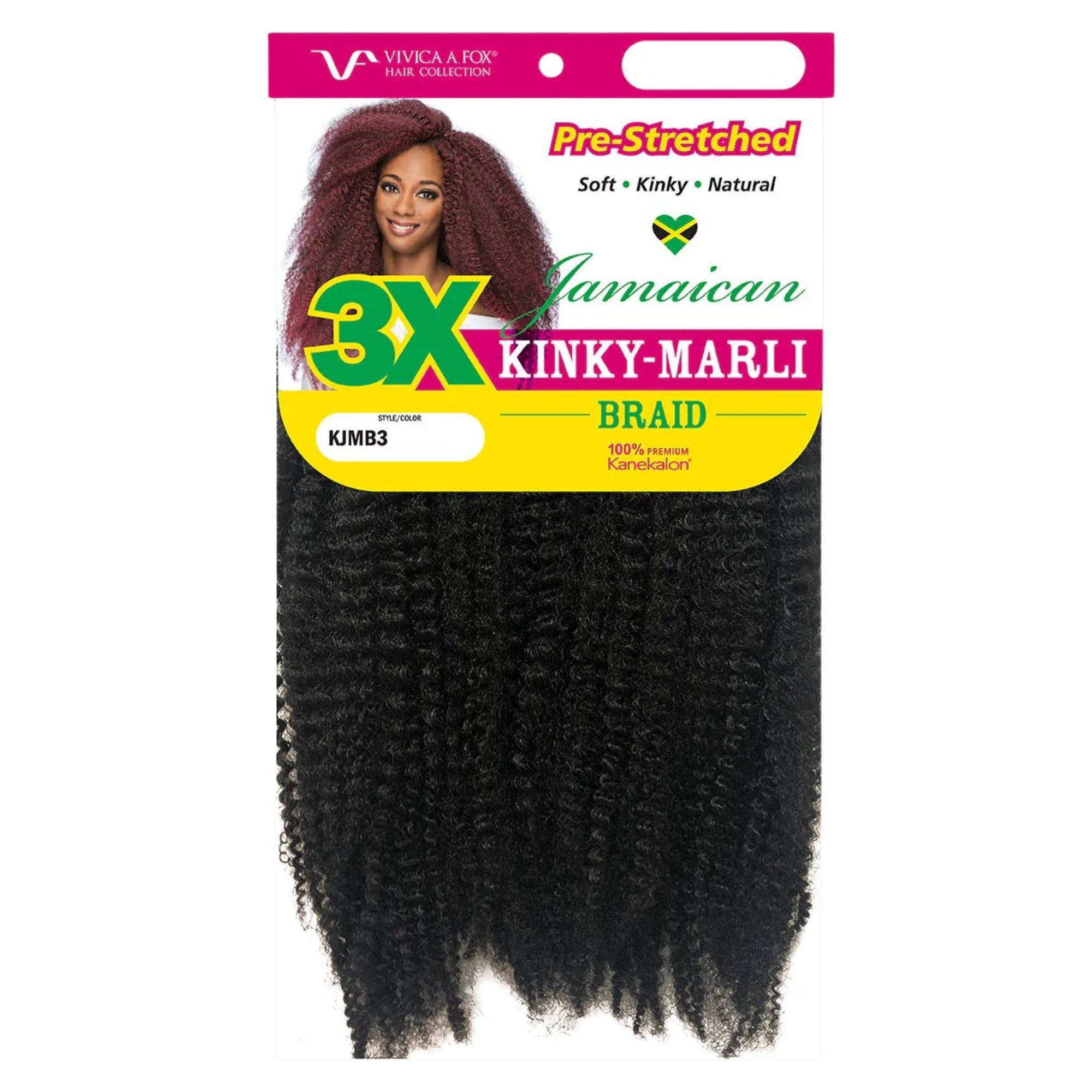 3x Kinky Jamaican Marli Braid – 18": KJMB3