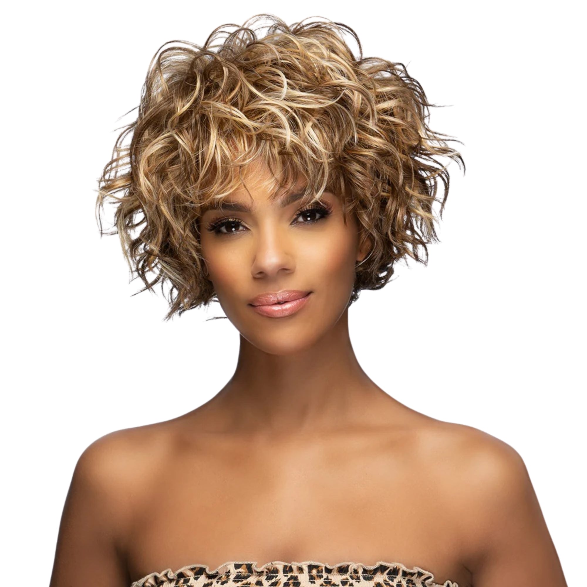Loose Curl Short Style Wig: ELSIE
