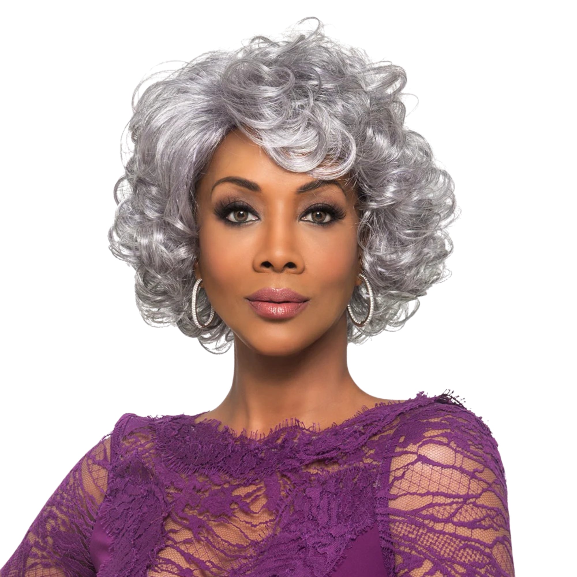 Short Natural Curly Bob Wig – 12": LAURA