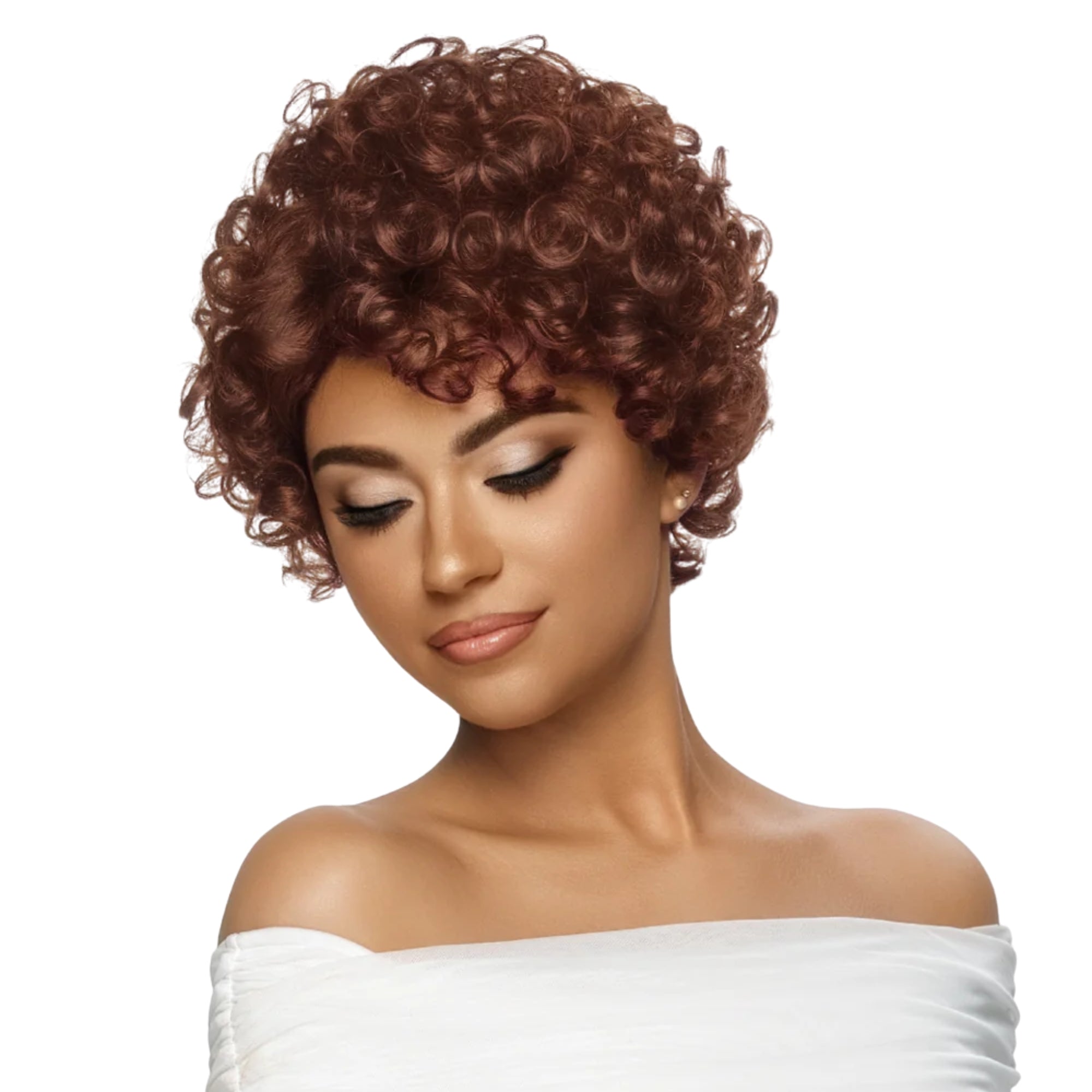 Shorty Curly Pixie Full Wig: MABEL