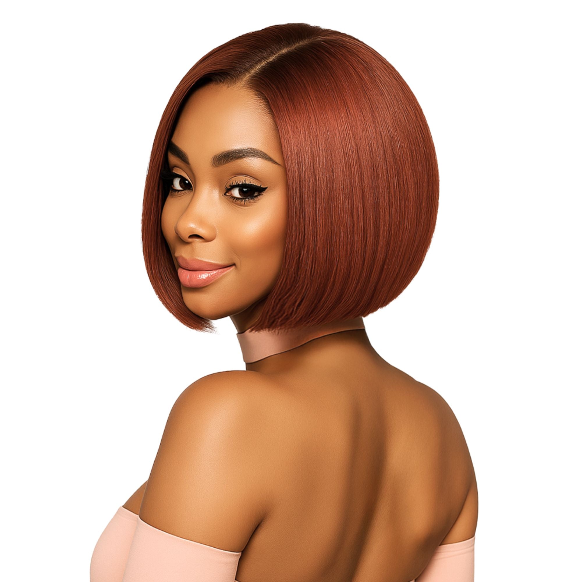 Straight Boxy Bob Wig – 9": BELL