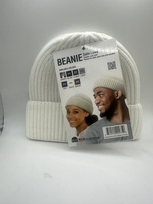 King. J Beanie- Satin Lined