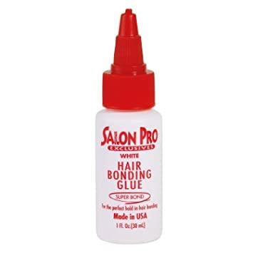 SALON PRO WHITE HAIR BONDING GLUE 1oz.
