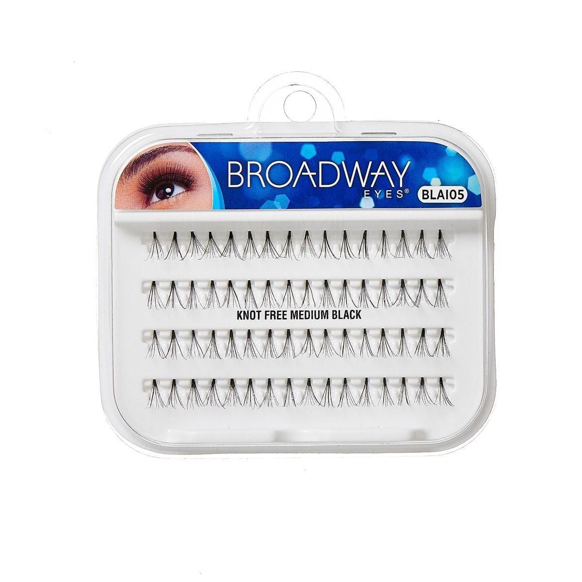 BROADWAY EYES INDIVIDUAL KNOT FREE BLACK LASHES
