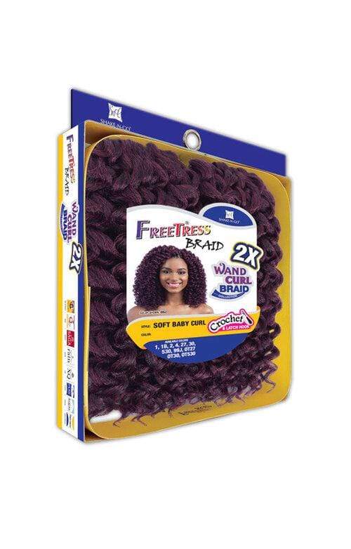 SHAKE-N-GO FREETRESS 2X WAND CURL BRAID SOFT BABY CURL