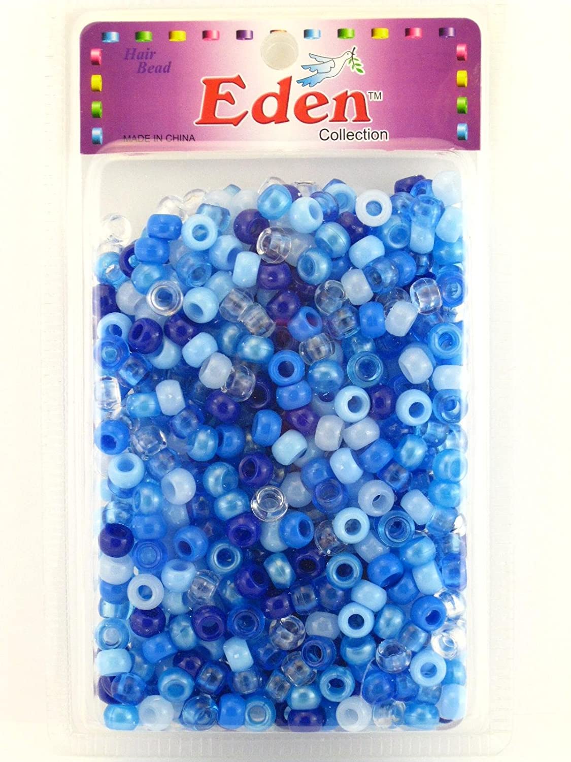 EDEN HAIR BEAD BLUE MIX