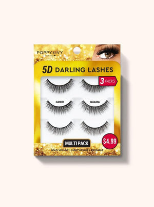 Poppy & IVY- 5D Darling Lashes Multipack - 3 Pairs
