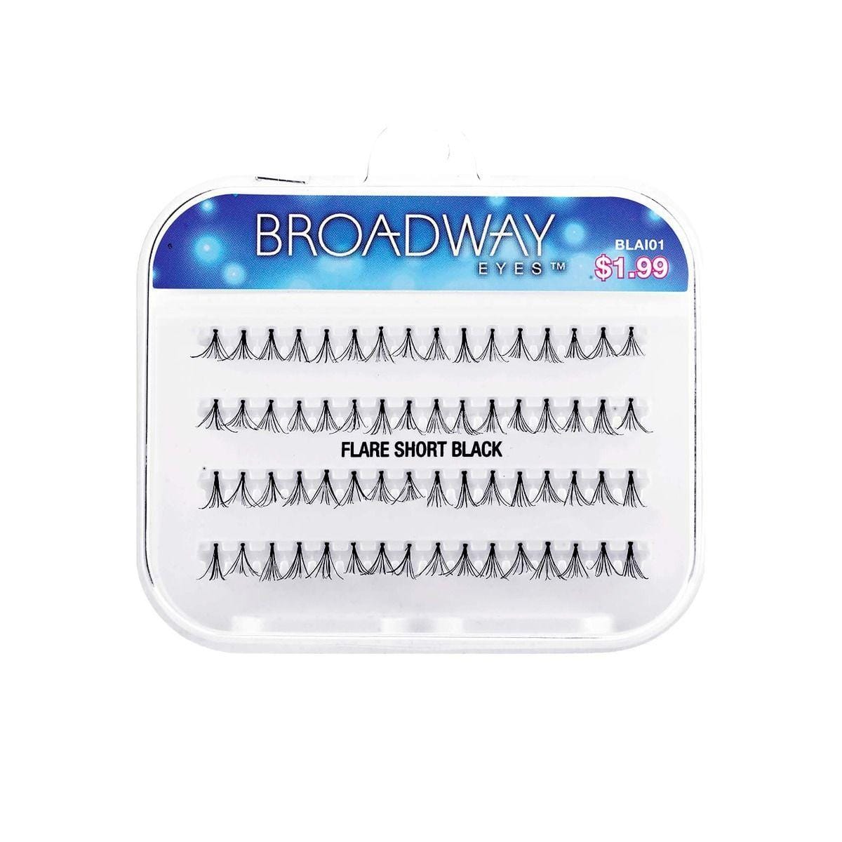 BROADWAY EYES INDIVIDUAL KNOT FREE BLACK LASHES