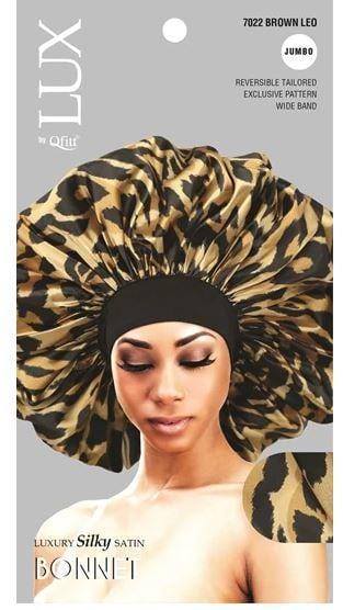LUX LUXURY SILKY SATIN JUMBO BONNET LEO ASST #7022