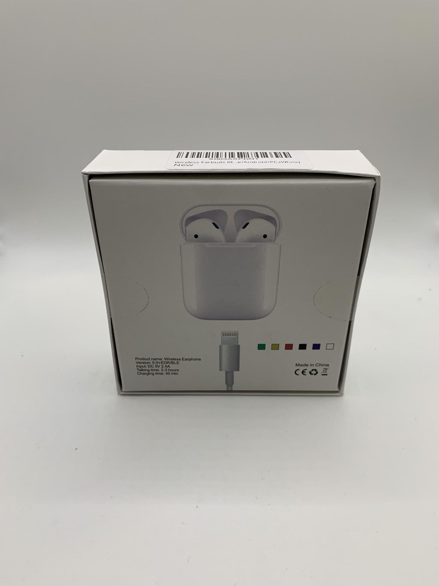 i12 WHITE BOXED PAIR WIRELESS EARBUDS