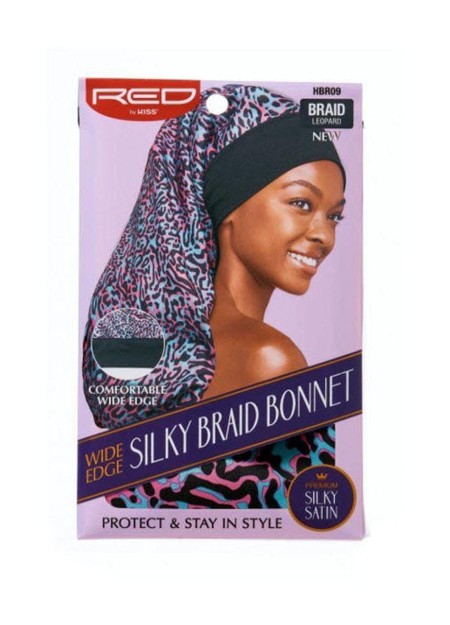 RED BY KISS WIDE EDGE SIKLY BRAID BONNET