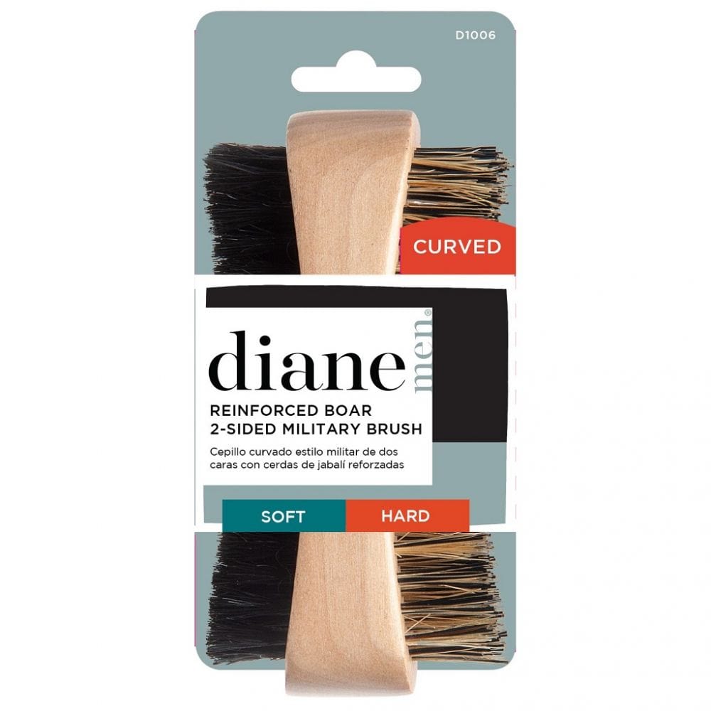 DIANE REINFORCED BOAR 2-SIDED (SOFT/HARD) MILITARY BRUSH