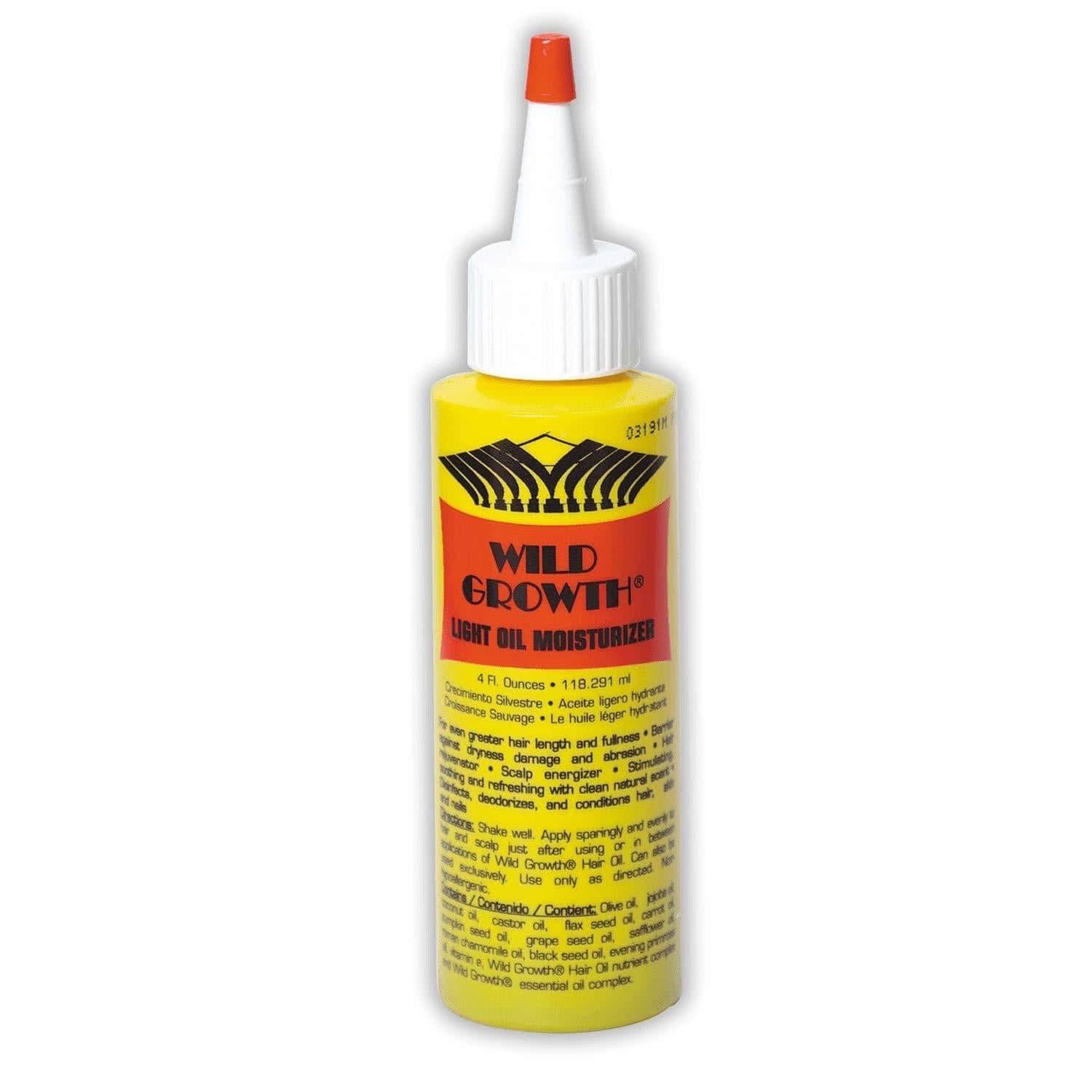 WILD GROWTH LIGHT OIL MOISTURIZER 4oz.