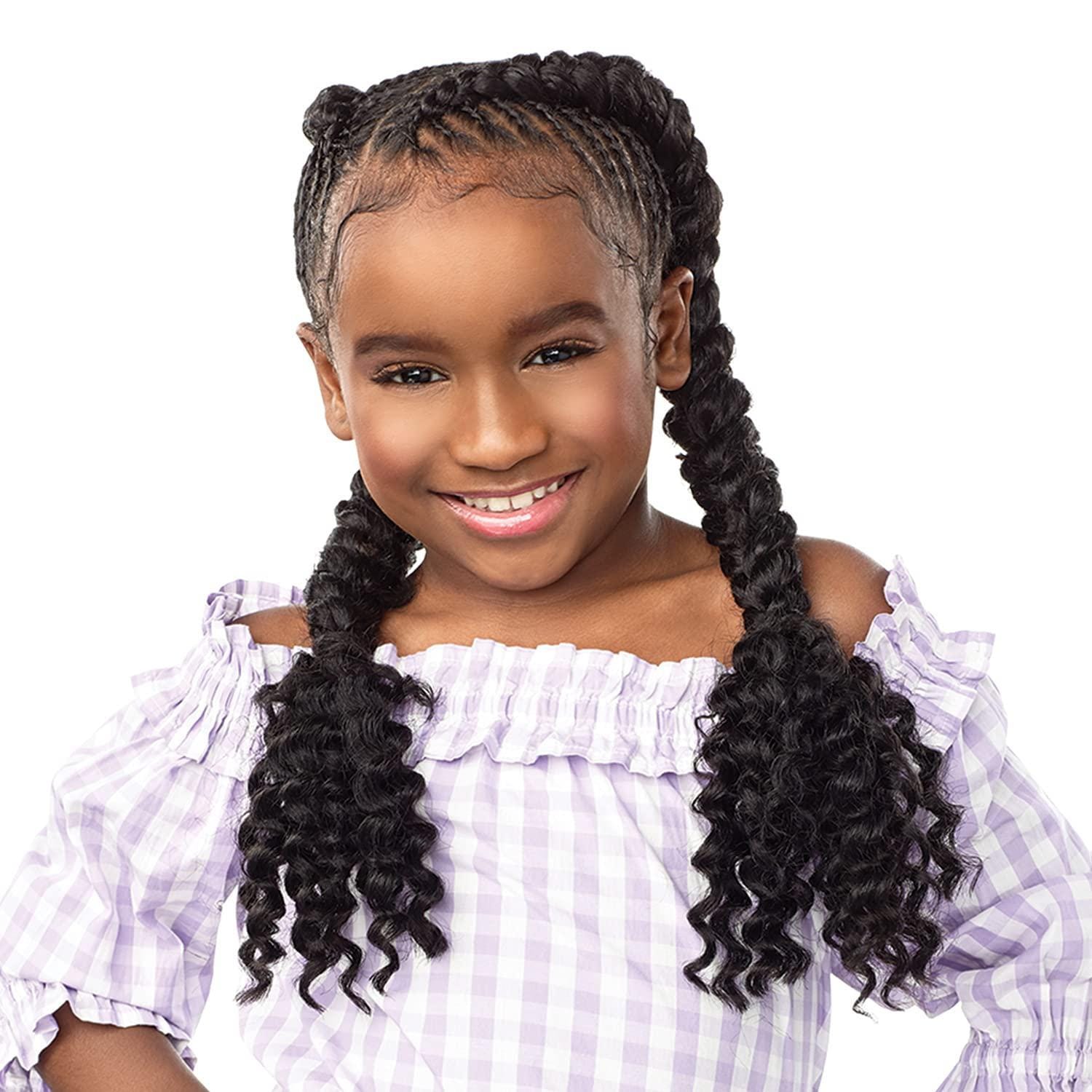 SENSATIONNEL FULLY-FOLDED KIDS 2X LULU MINI BOHEMIAN CROCHET BRAID 10"